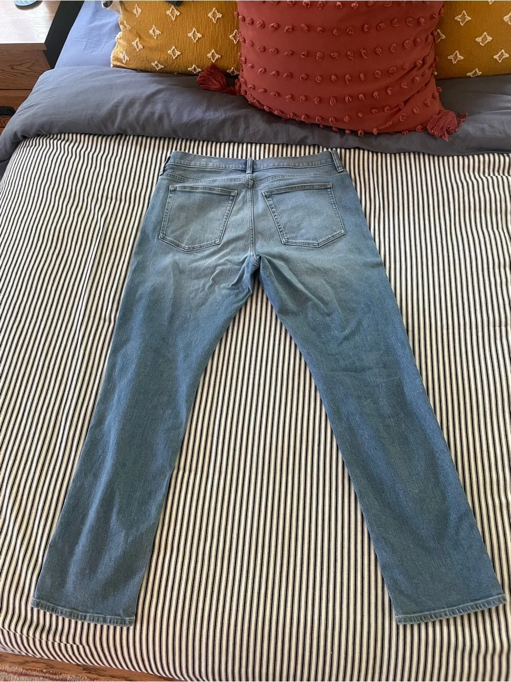 J. Crew Men's Light Wash Slim Straight Jeans